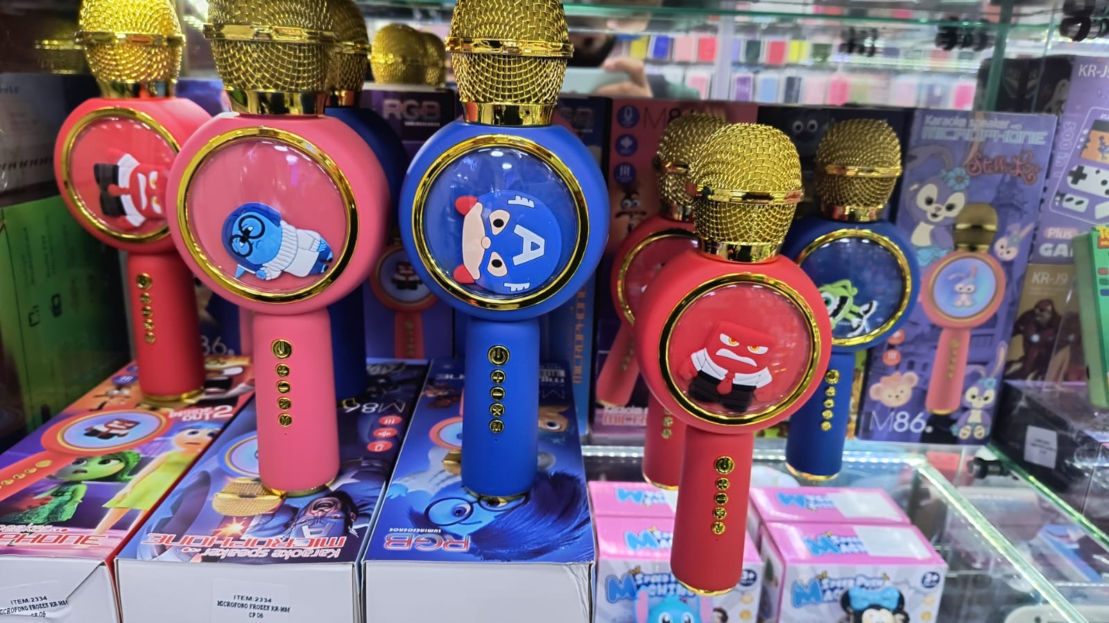 Micrófono Karaoke Inalámbrico OTL PopSing LED Bluetooth® - Personajes