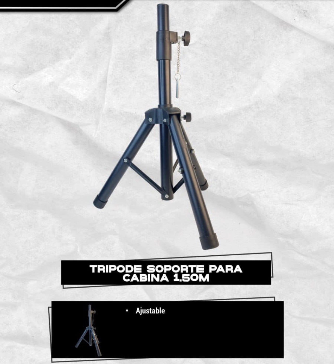 TRIPODE SOPORTE PARA CABINA 1.50M