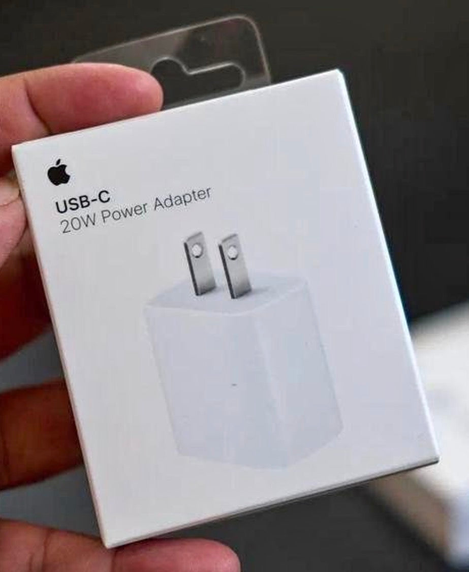 Cargador Original Apple 20W USB-C - Carga Rápida iPhone y iPad