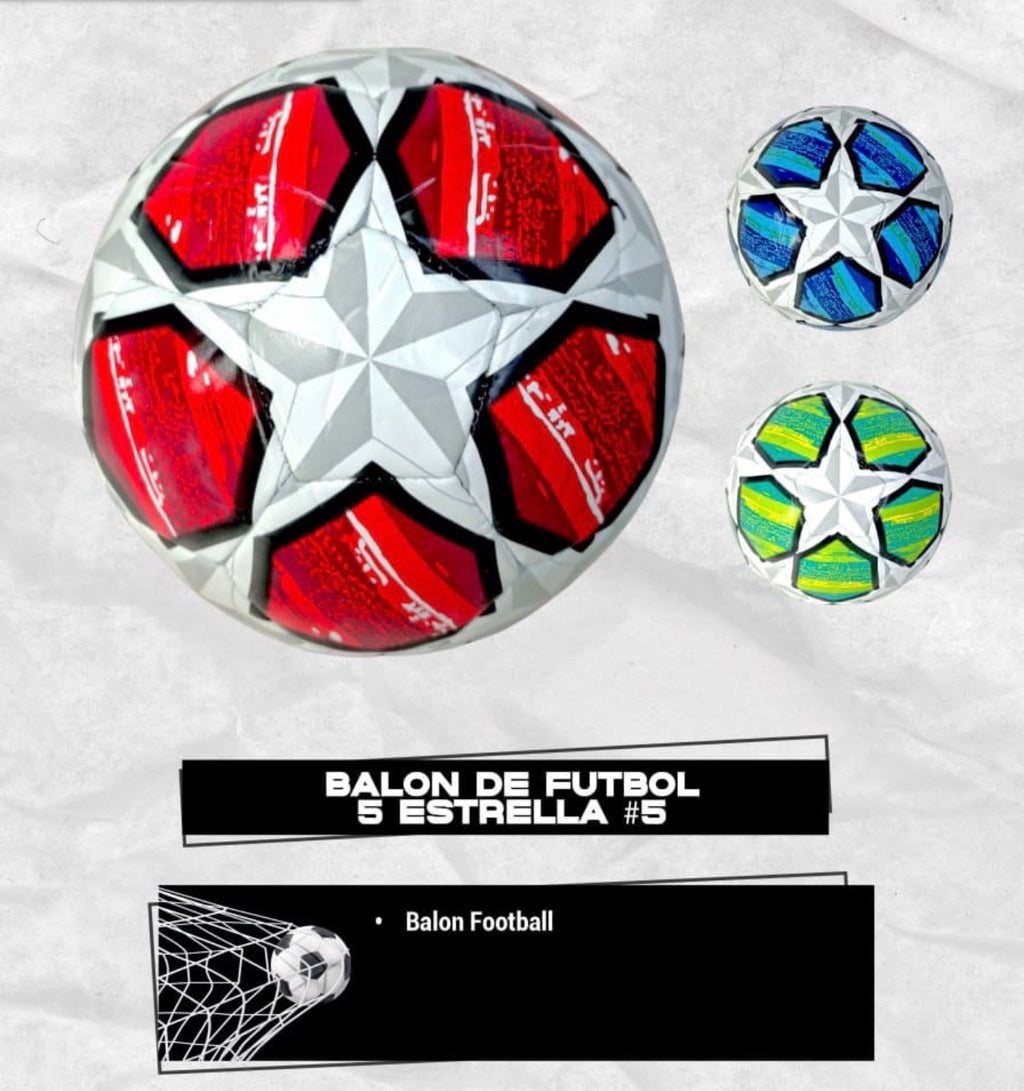 "BALON DE FUTBOL 5 ESTRELLA #5"