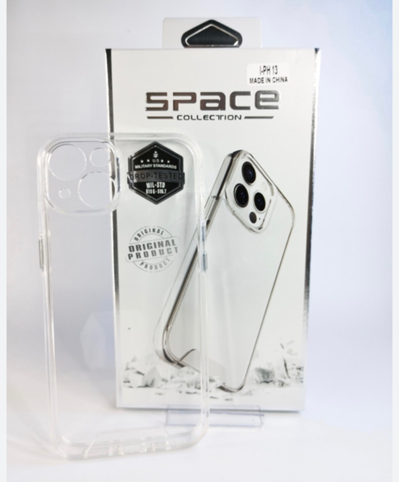 Funda Protectora Transparente Space Collection - Protección Militar (iOS/Android)