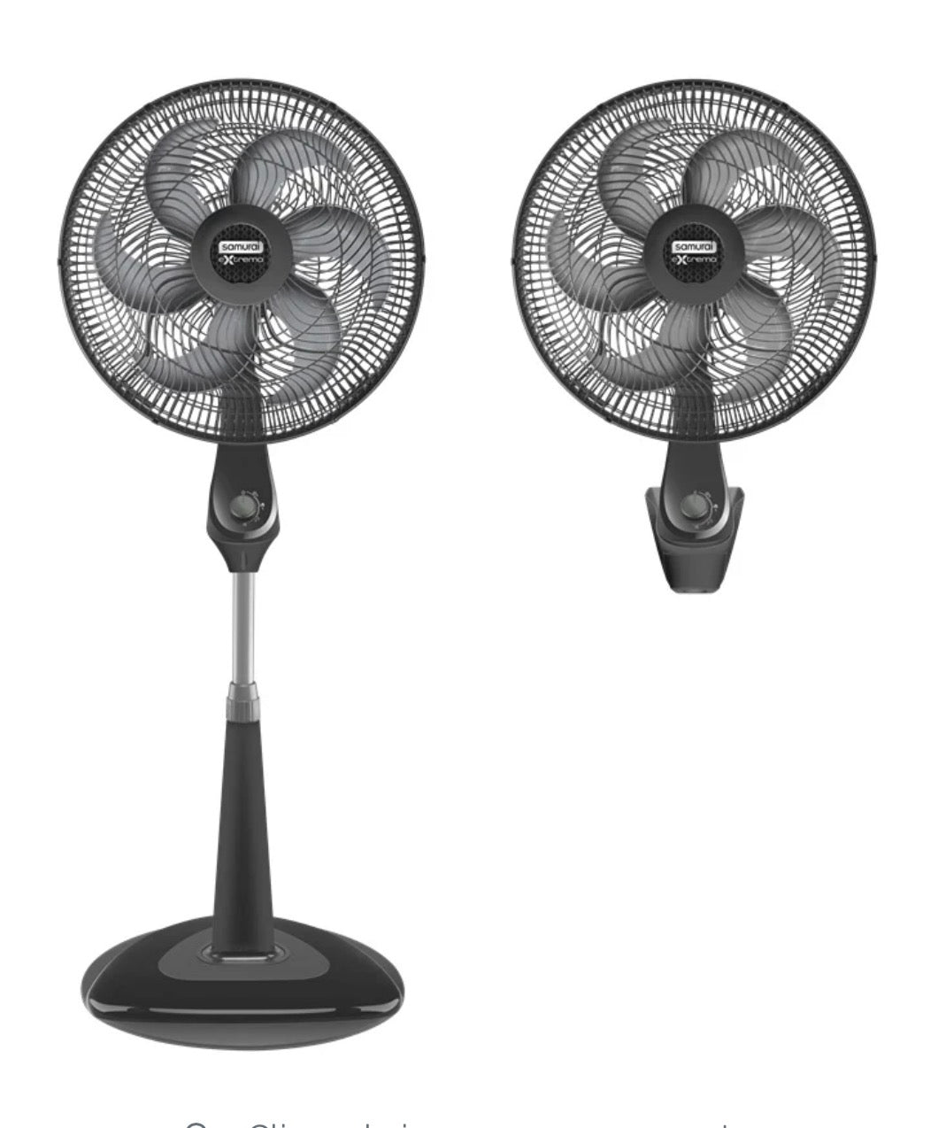 Potencia Extrema! Ventilador Samurai 18" 2en1 Power Tech Resist - Nuevo