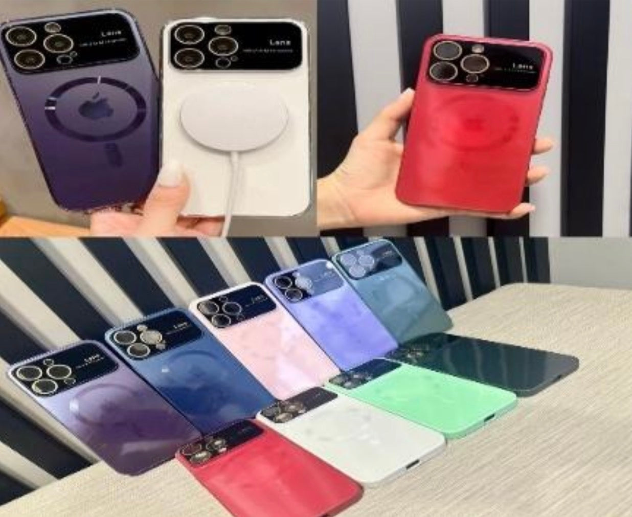 Funda para iPhone con Protección de Cámara y MagSafe - Varios Colores