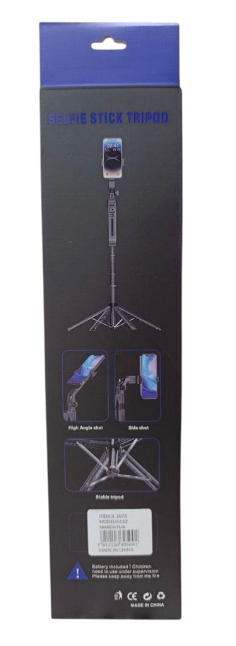 ¡Captura Contenido Pro! Trípode C12 AI Tracking 1.8M - Seguimiento Facial 360°, Sin Apps, Control Remoto