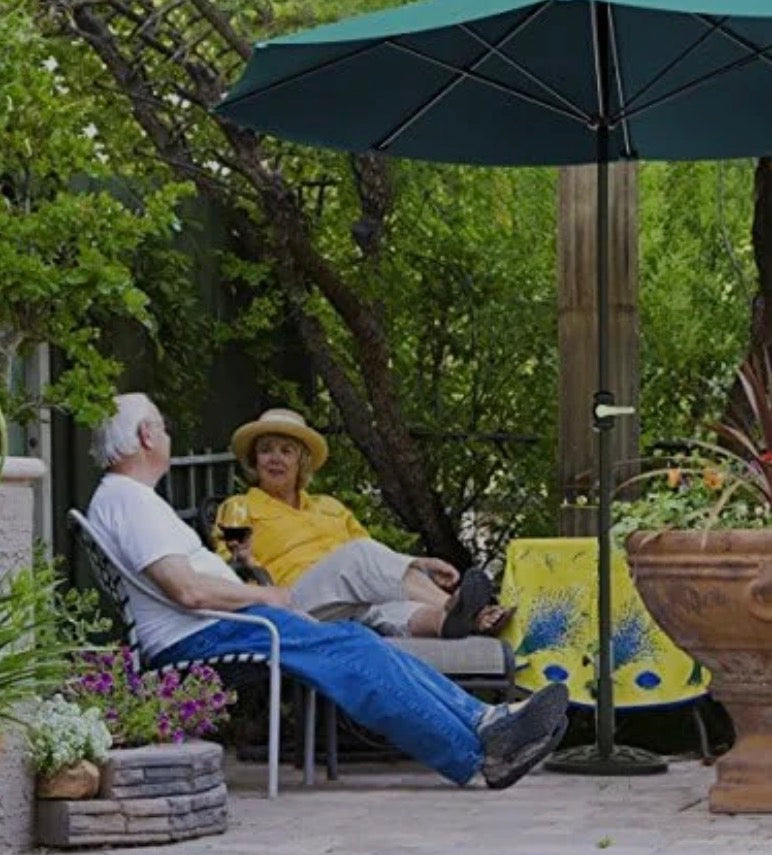 Parasol de 68" con Doble Varilla y Filtro Solar - Ideal para Exteriores