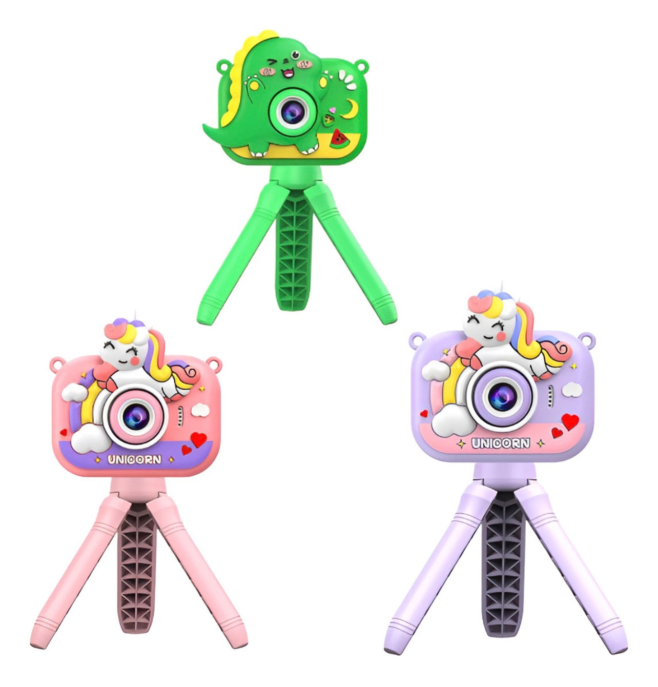 Mini Cámara Digital Para Niños - Fotos y Videos HD - Incluye Trípode