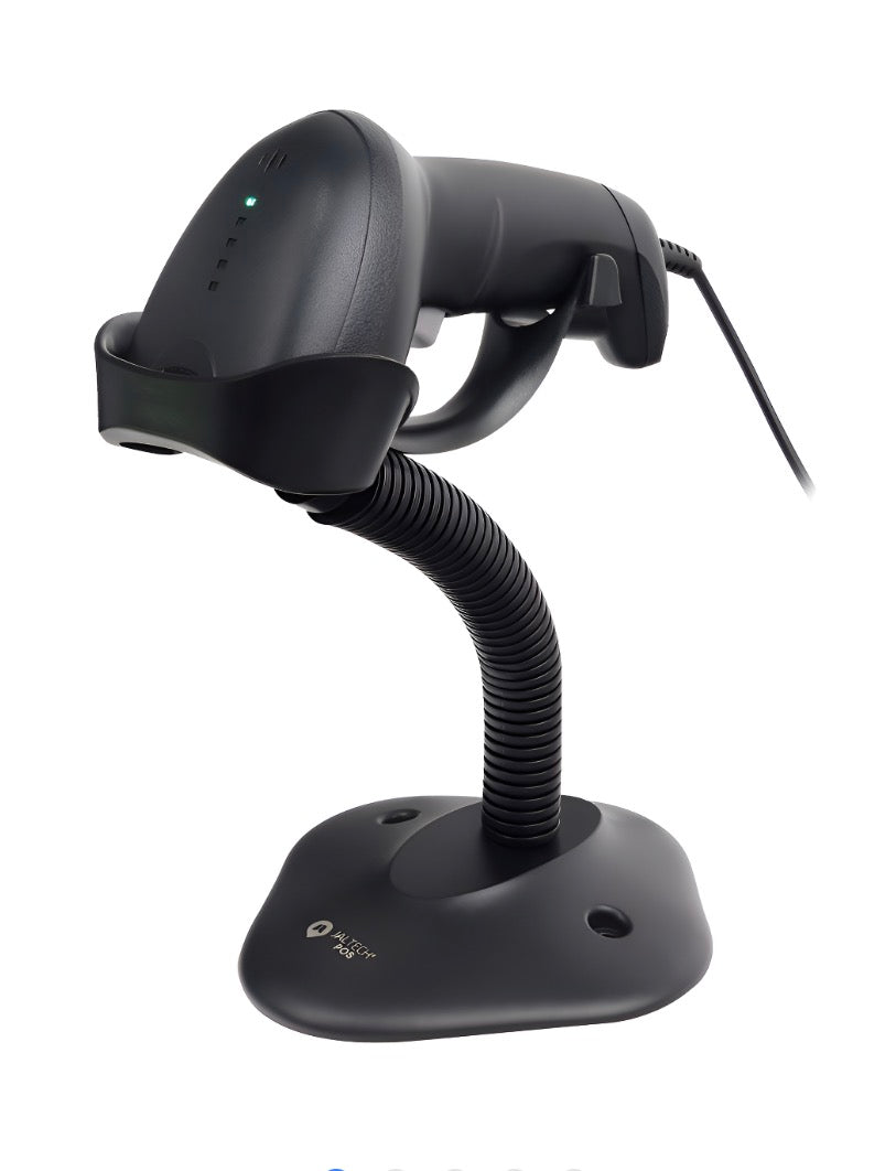 Lector Escáner Código de Barras y QR Jaltech JAL-PLUS01 USB con Base