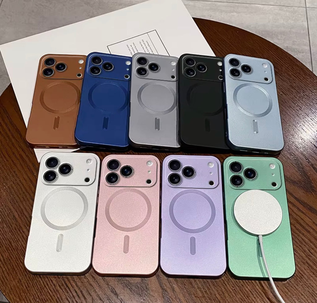 Funda para iPhone con Protección de Cámara y MagSafe - Varios Colores