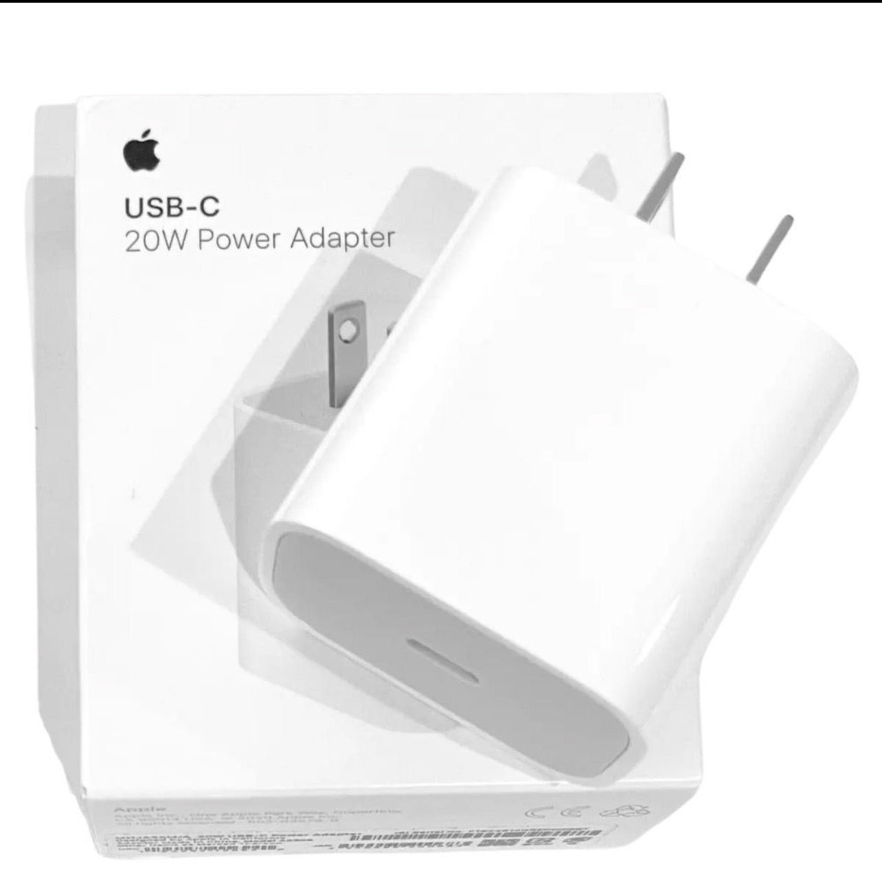 Cargador Original Apple 20W USB-C - Carga Rápida iPhone y iPad