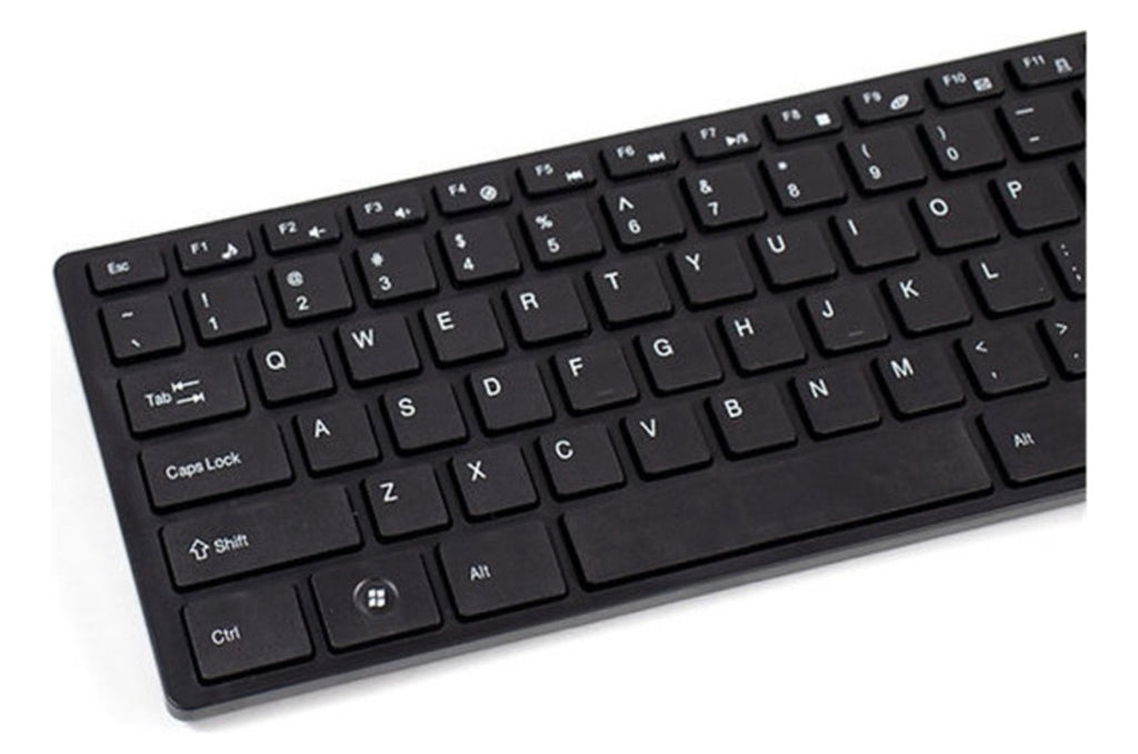 Kit Teclado y Mouse Inalámbrico K-06 2.4G Ultra Delgado Ergonómico