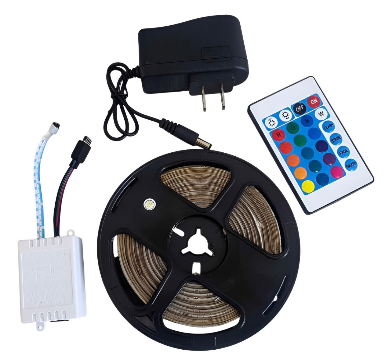 Manguera Tira Luz LED RGB 5 Metros Control Remoto Decoración
