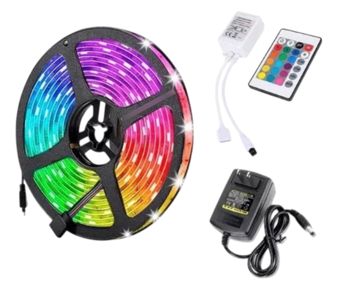 Manguera Tira Luz LED RGB 5 Metros Control Remoto Decoración