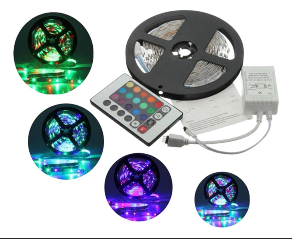 Manguera Tira Luz LED RGB 5 Metros Control Remoto Decoración