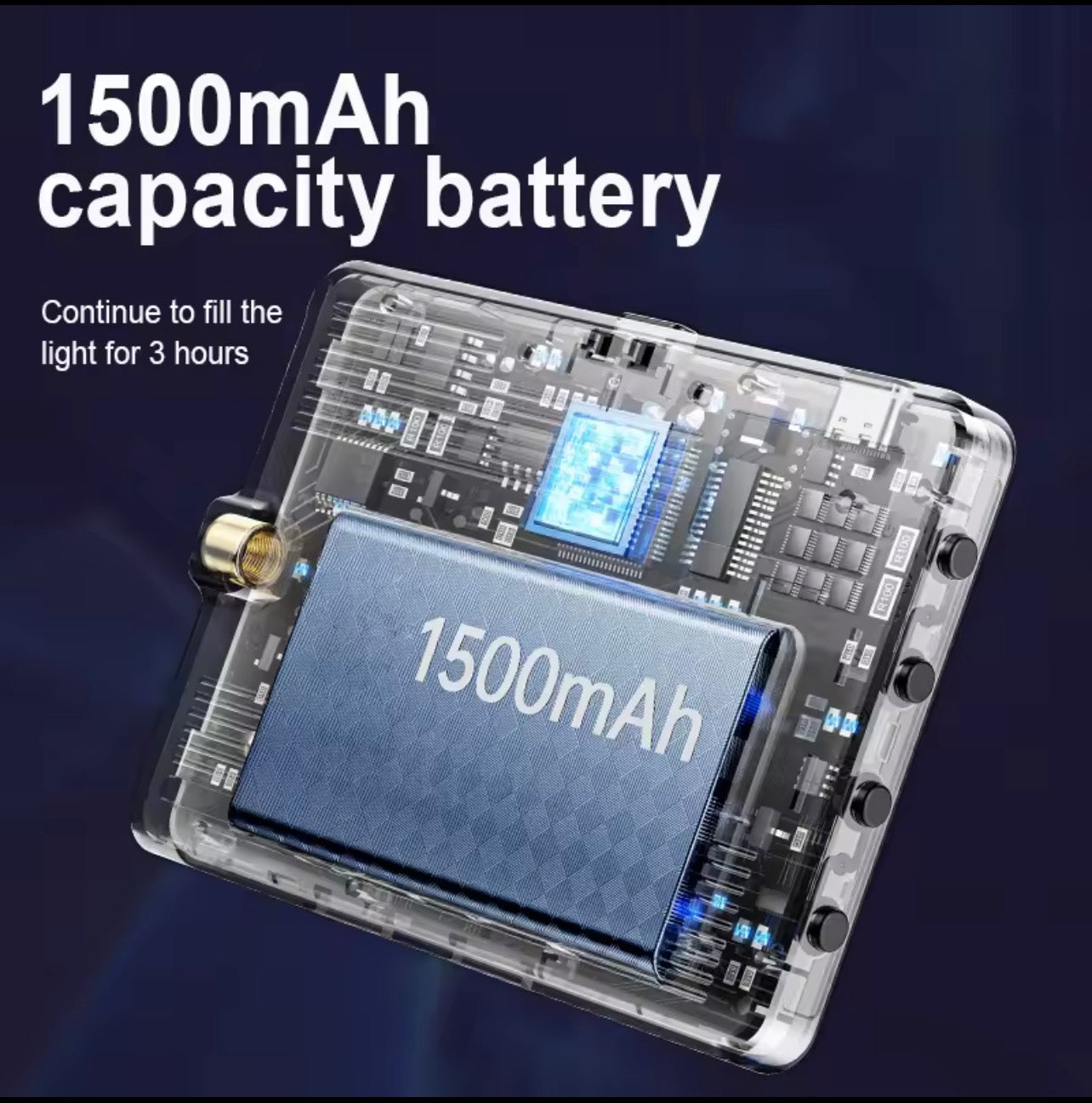 Panel de Iluminación LED M15 Recargable | Luz Fría y Cálida