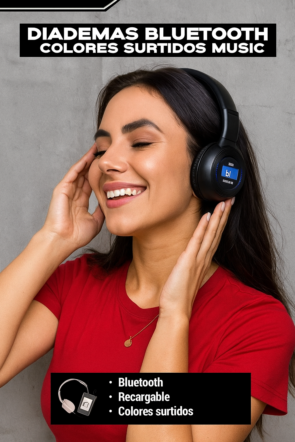 Audífonos Inalámbricos Bluetooth BS-N65BT