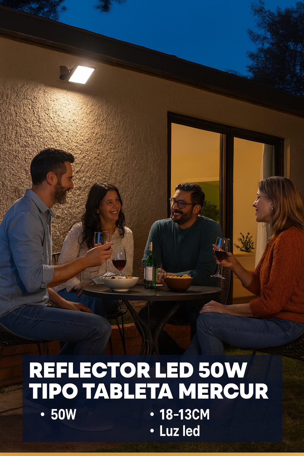 REFLECTOR LED 50W TIPO TABLETA MERCURY