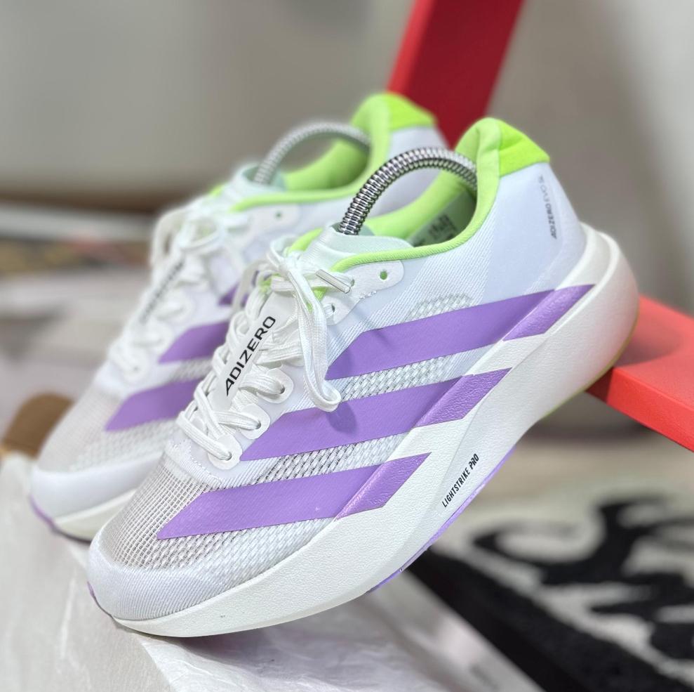 ADDS ADIZERO BLANCA PURPURA