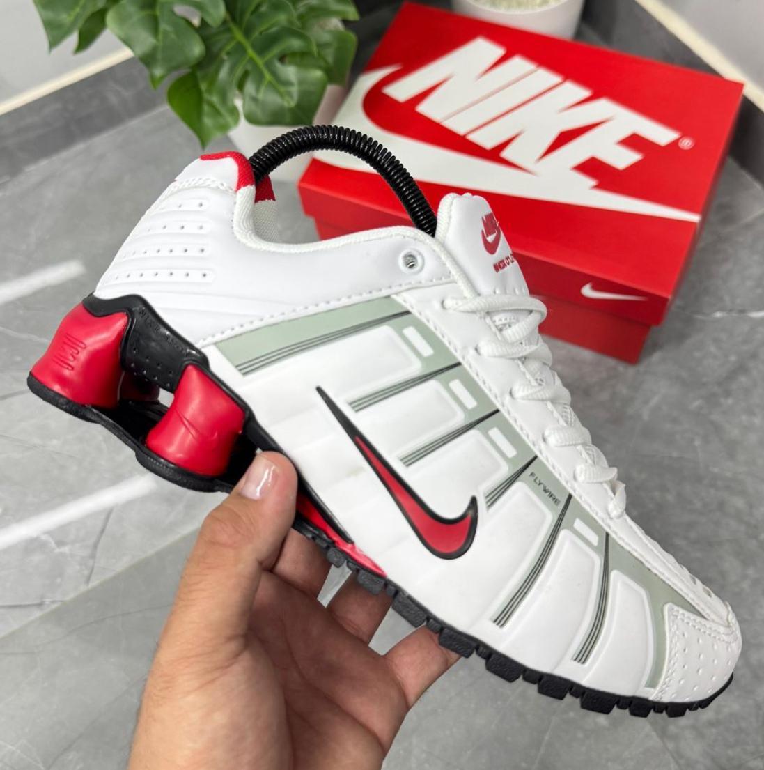 NK SHOX BLANCA -ROJA