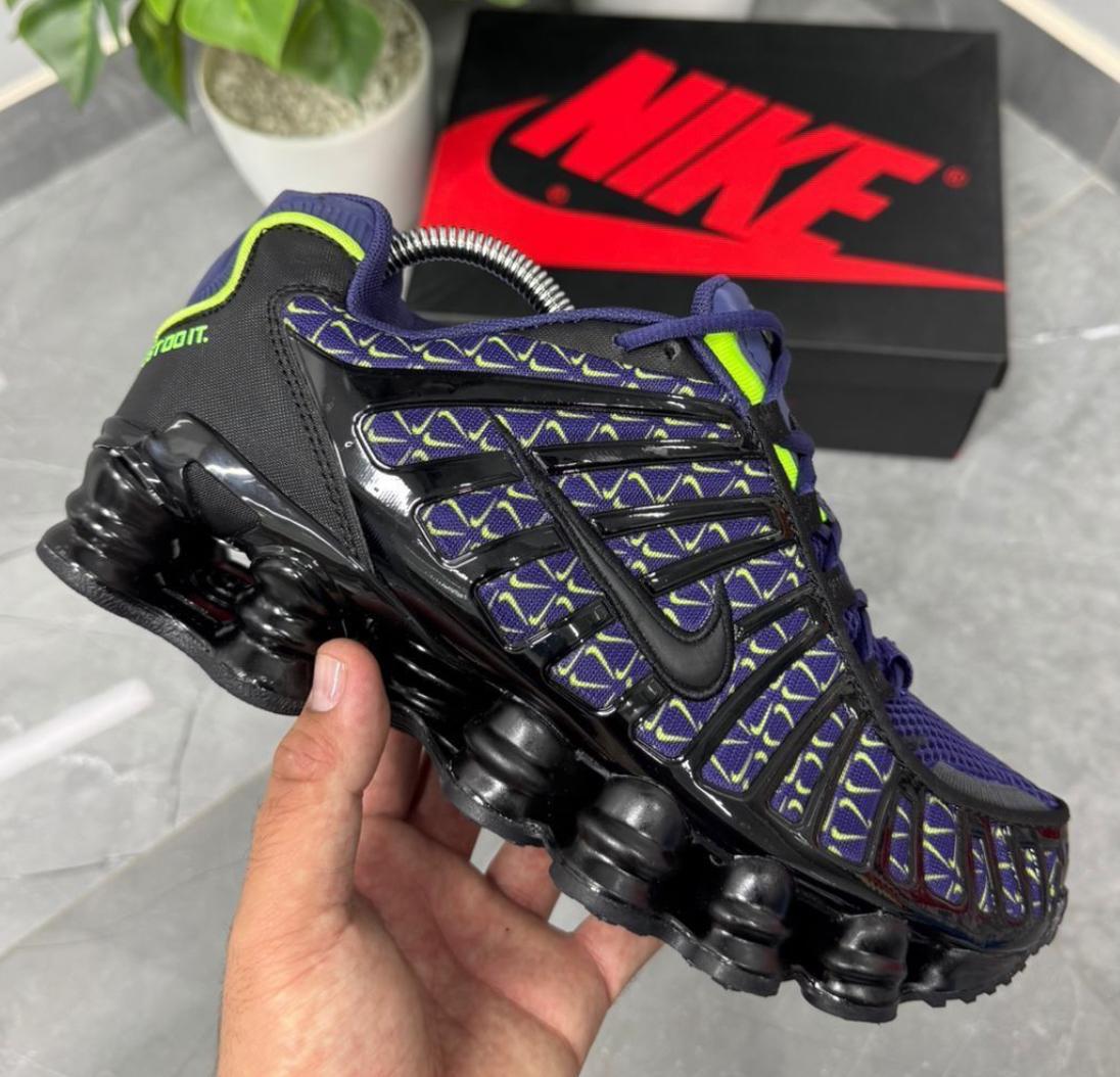 NK SHOX GUSANO VERDE AZUL