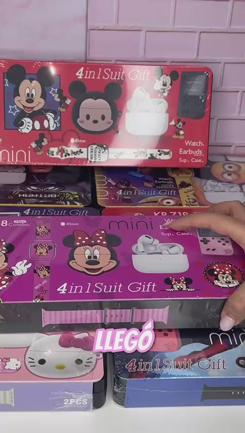 SET ELECTRÓNICO 4 EN 1 PERSONAJES – DIVERSIÓN, ESTILO Y TECNOLOGÍA