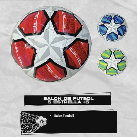 "BALON DE FUTBOL 5 ESTRELLA #5"